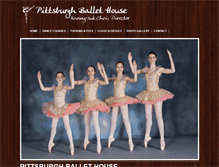 Tablet Screenshot of pittsburghballethouse.com